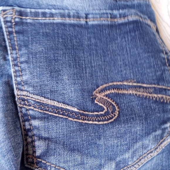 Silver Jeans Co. Bootcut Jeans Womens 30x30 Blue Dark Wash Denim Zip Fly - Picture 12 of 15